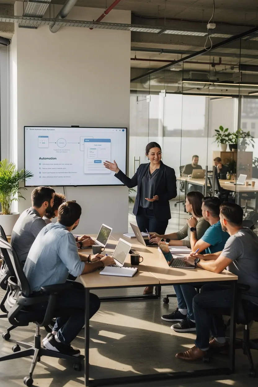 Modern office environment